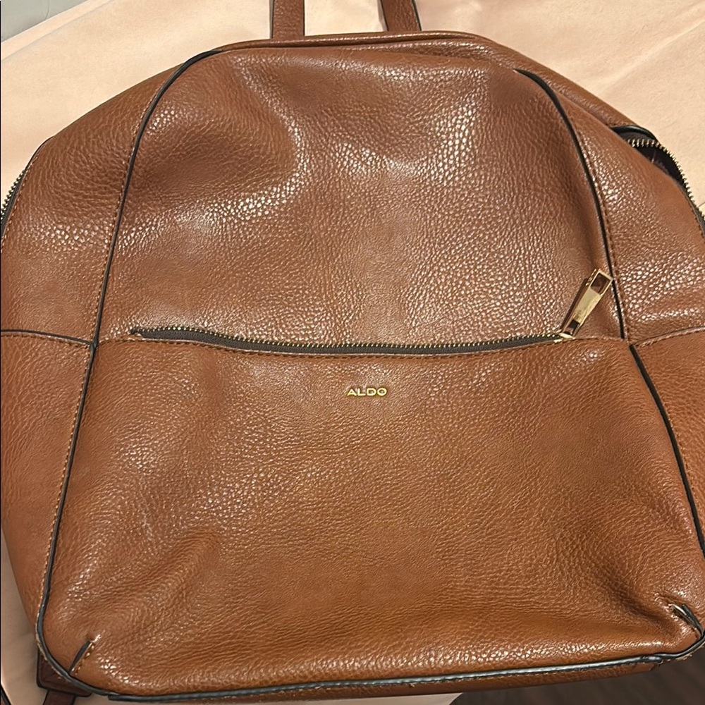 ALDO Tan Leather women's Backpack